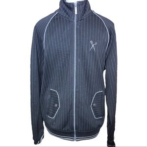 Marc Ecko Cut & Sew Pinstripe Jacket Size M